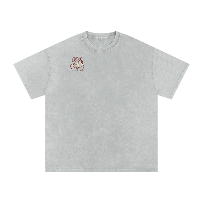 Heavy liftin’ Snow Washed Oversized Cotton T-Shirt
