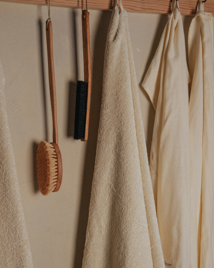 HEAVYTOWEL Bath Sheet - Bone White
