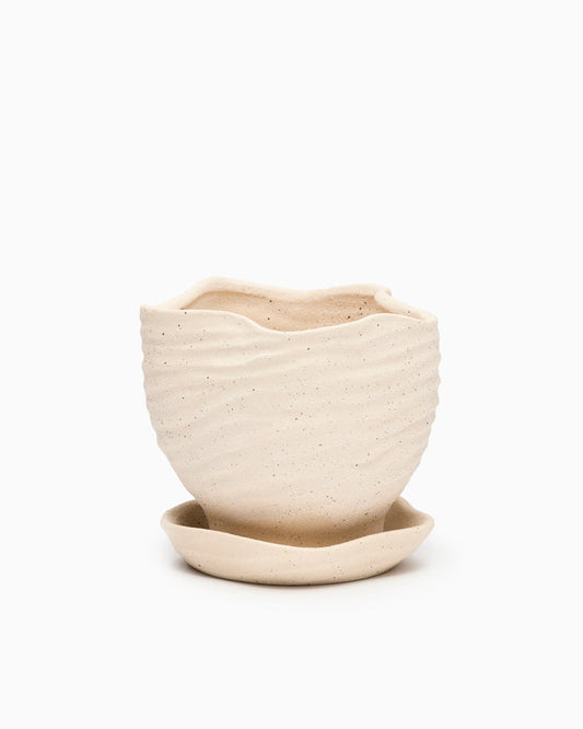 Highland Pot with Saucer - Small