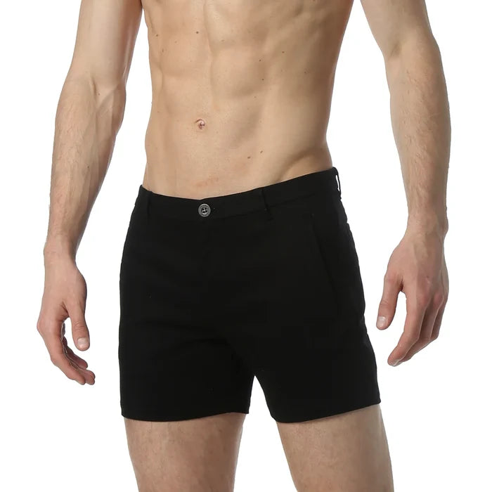 Holler 5" Solid Stretch Shorts Heather Black
