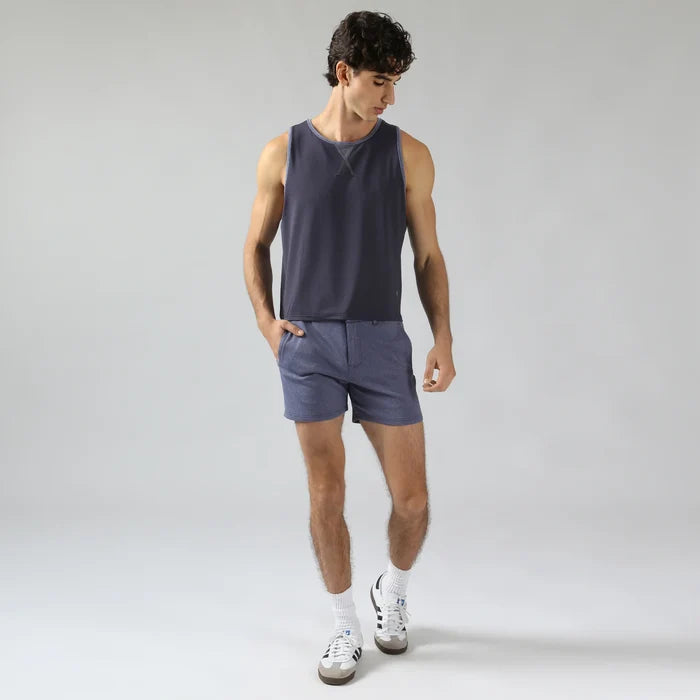 Holler 5" Solid Stretch Shorts Heather Black