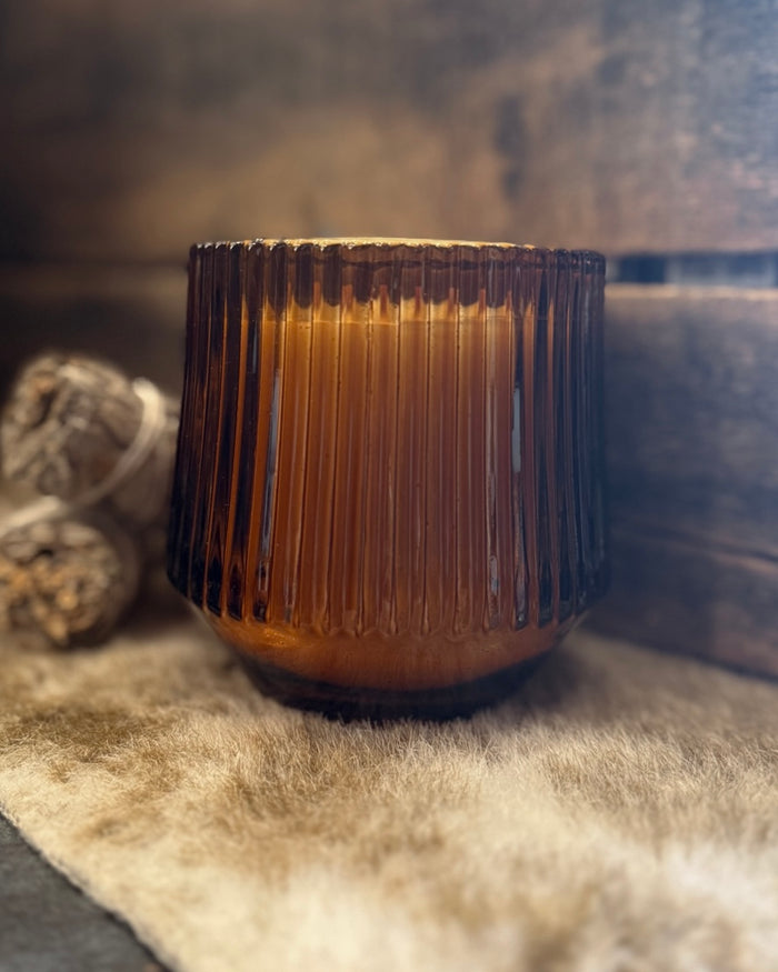 Horse And Coal Honey + Rye Candle