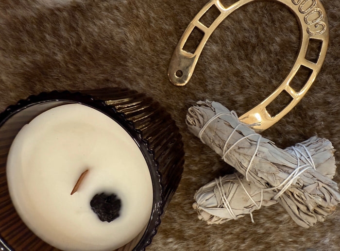 Horse And Coal Honey + Rye Candle