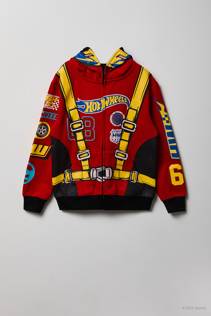 Hot Wheels™ Boys Printed Full-Zip Hoodie