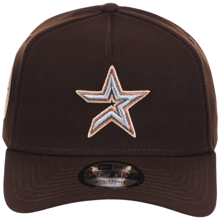 Houston Astros MLB Frosted Bark New Era 9FORTY A-Frame