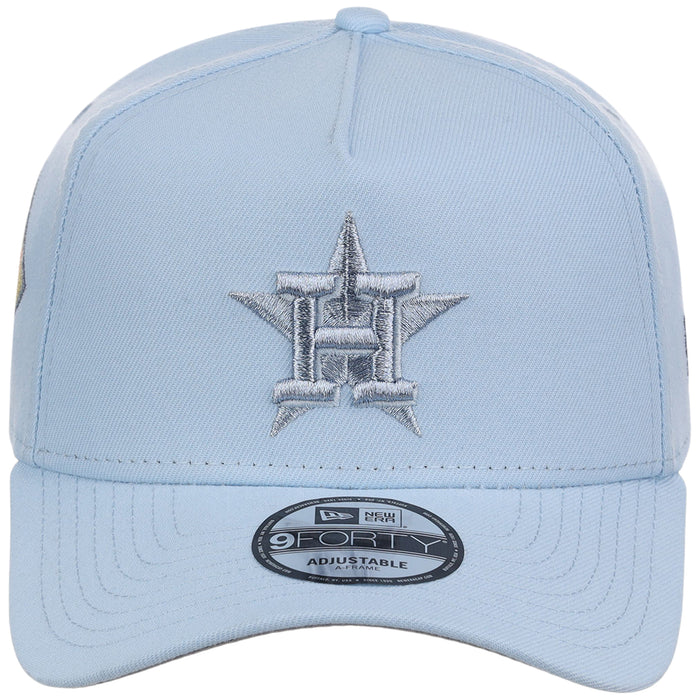 Houston Astros MLB Glacial Blue New Era 9FORTY A-Frame