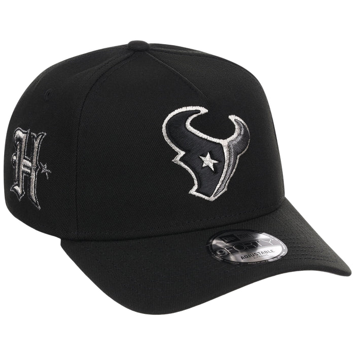 Houston Texans NFL Liquid Titanium New Era 9FORTY