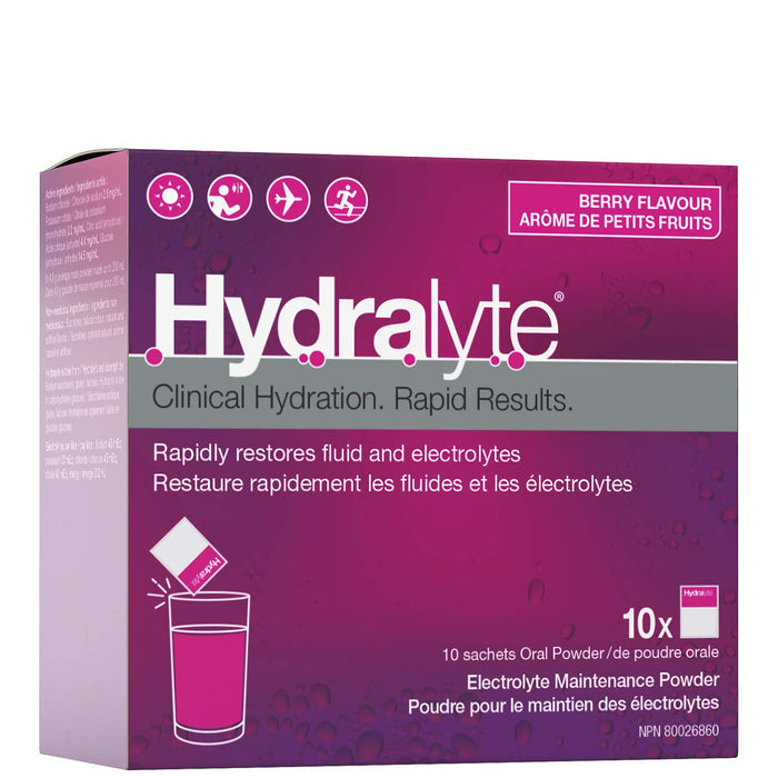 Hydralyte: Electrolyte Powder 10x4.9g