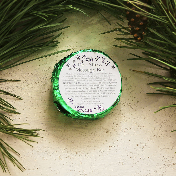 Organic Massage Bar - De-Stress