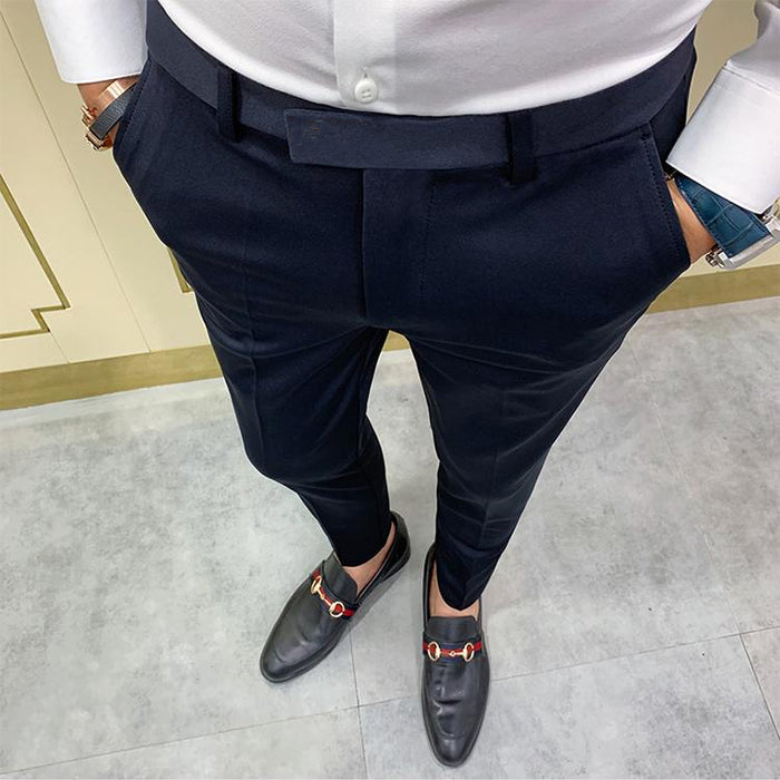 Italian Vega Royal Navy Trouser Slim Fit | ITALIAN VEGA®