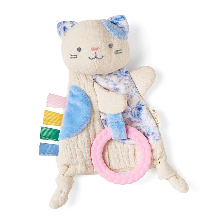 Itzy Ritzy Bitzy Crinkle Sensory Toy with Teether - Kitty