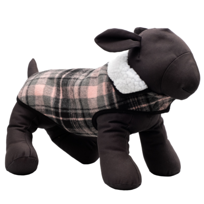 Jacket | Alpine Light Pink & Black Plaid