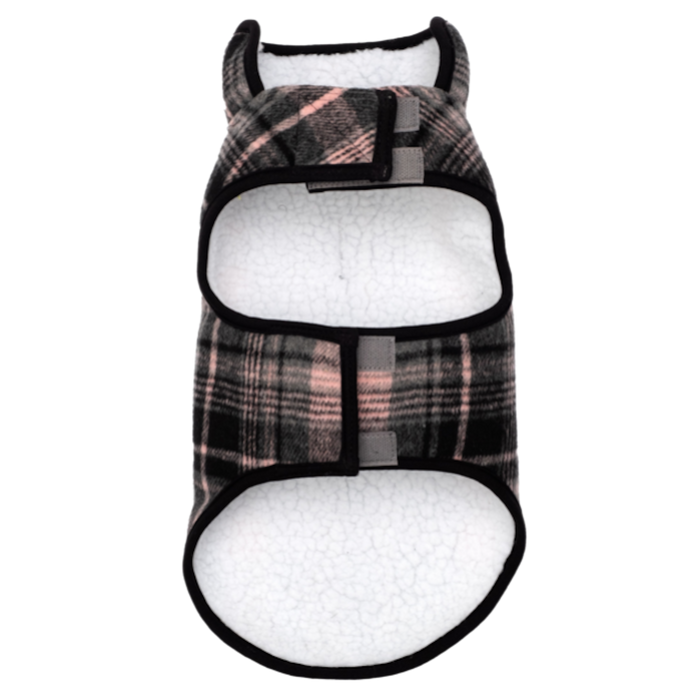 Jacket | Alpine Light Pink & Black Plaid