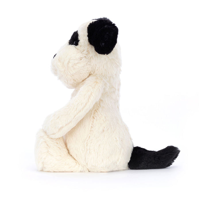 Jellycat Bashful Rufferty Black & Cream Puppy Original