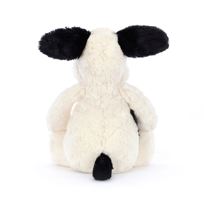 Jellycat Bashful Rufferty Black & Cream Puppy Original