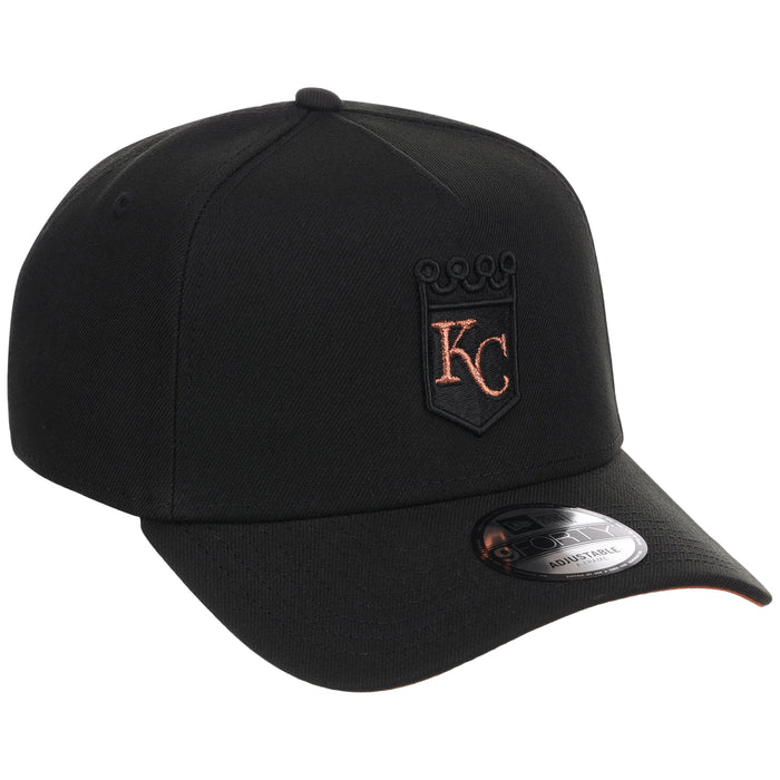Kansas City Royals MLB Black x Rust FASHION CORE New Era 9FORTY A-Frame