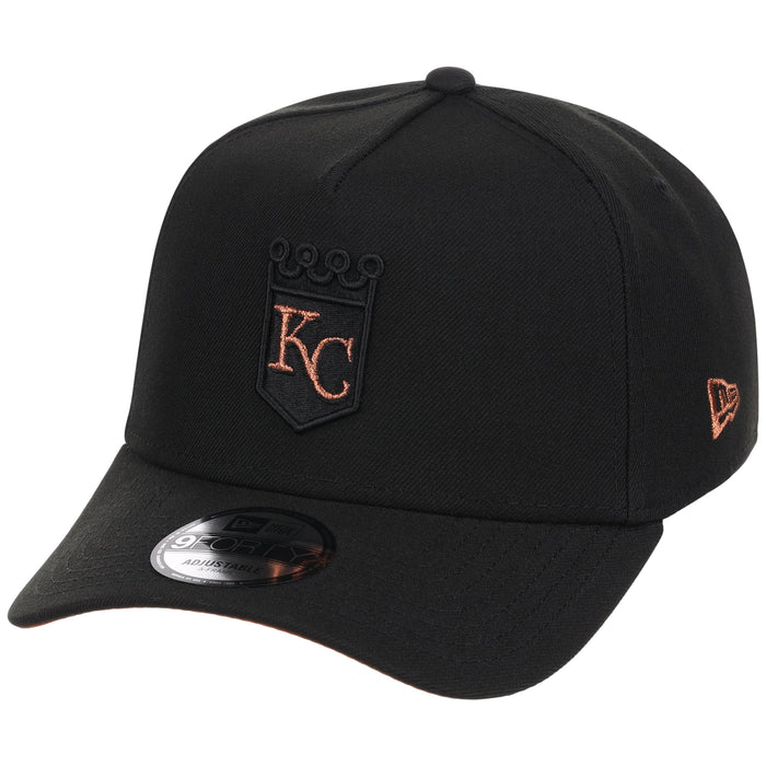 Kansas City Royals MLB Black x Rust FASHION CORE New Era 9FORTY A-Frame