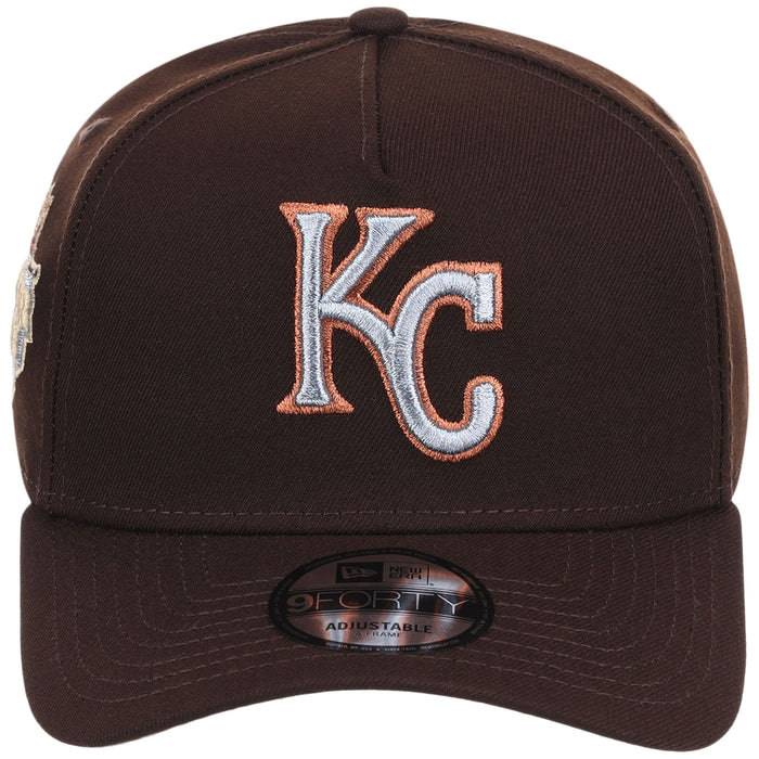 Kansas City Royals MLB Frosted Bark New Era 9FORTY A-Frame