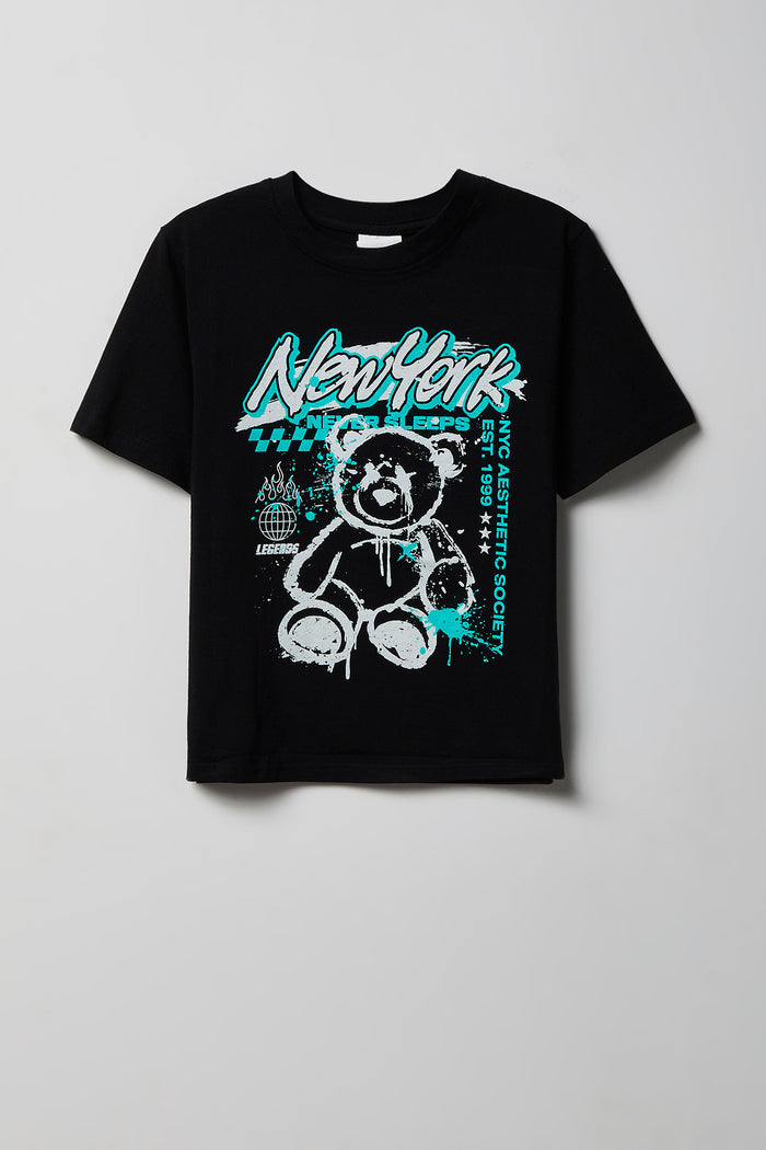Kids Bear Graphic T-Shirt