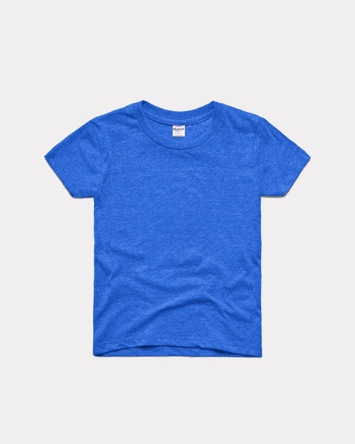Kids Royal Blue Essential Vintage Youth T-Shirt