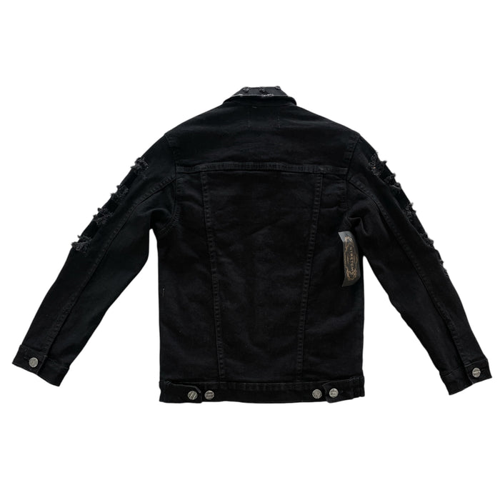 Kids FWRD Torn Biker Denim Jacket