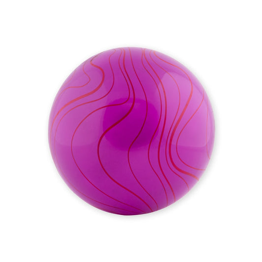 Purple Spotty Football - 22Cm 336966-PURPLE