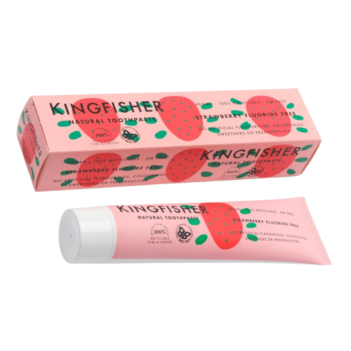 Kingfisher Children’s Fluoride-Free Strawberry Toothpaste 100ml