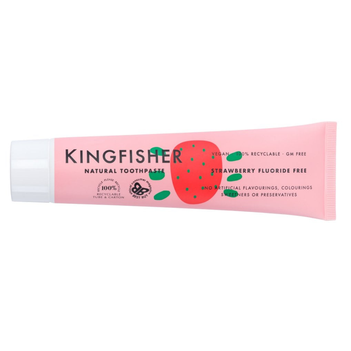 Kingfisher Children’s Fluoride-Free Strawberry Toothpaste 100ml
