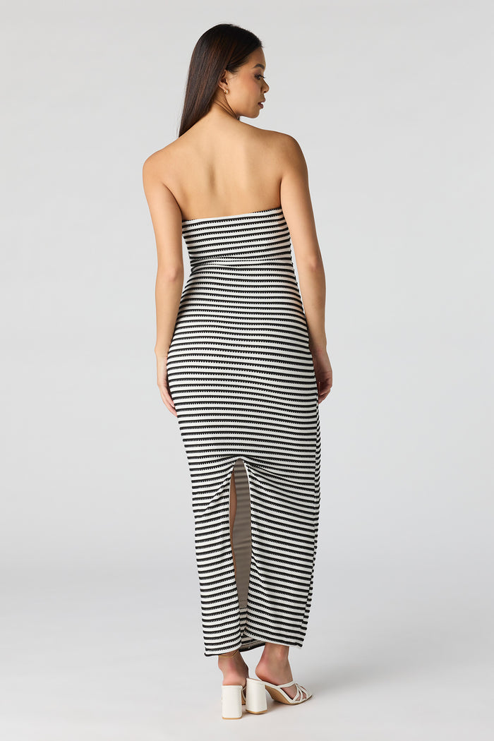 Knit Strapless Maxi Dress
