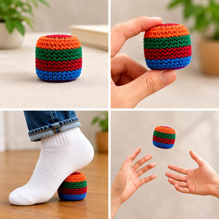 Knitted Hacky Sack