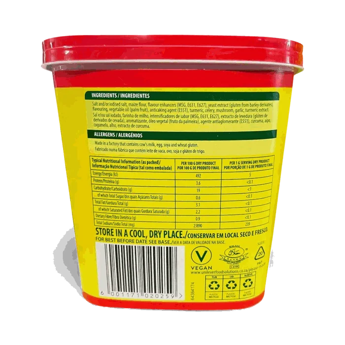 Knorr Aromat Original 1kg tub all-purpose seasoning for professional kitchens