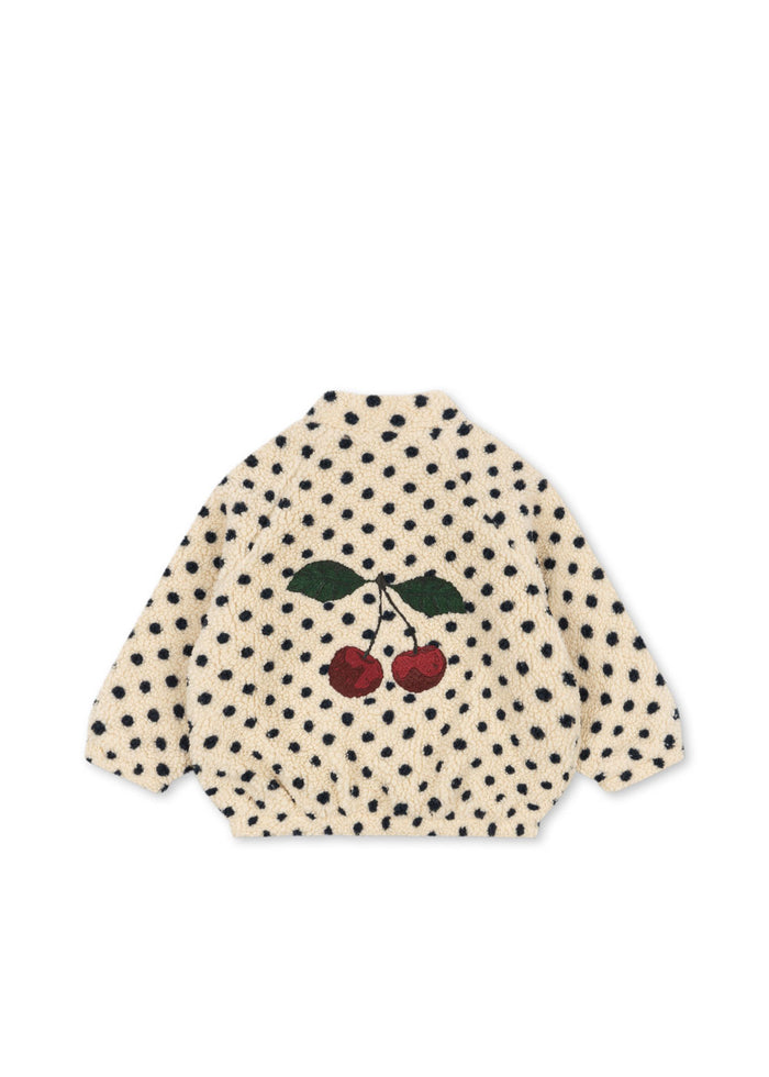 Konges Sløjd JODY TEDDY JACKET POLKADOT