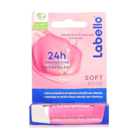 LABELLO BURRO LABBRA 4,8GR SOFT ROSE’