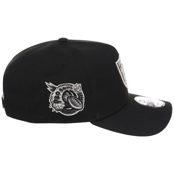 Las Vegas Raiders NFL Liquid Titanium New Era 9FORTY