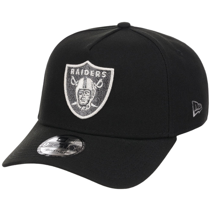 Las Vegas Raiders NFL Liquid Titanium New Era 9FORTY