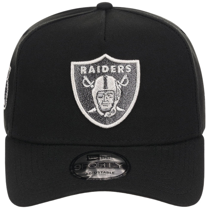 Las Vegas Raiders NFL Liquid Titanium New Era 9FORTY