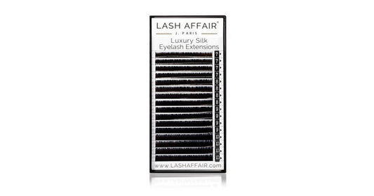 Lash Affair Volume Silk Lashes Mixed Length, D-Curl: Medium 10-13mm x .07 - Black