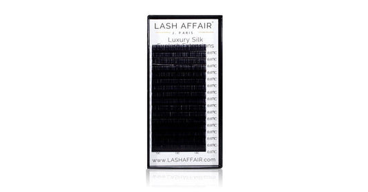 Lash Affair Volume Silk Lashes Single Length, C-Curl: 12mm x .07 - Black