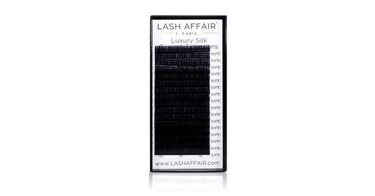 Lash Affair Volume Silk Lashes Single Length, D-Curl: 13mm x .05 - Black