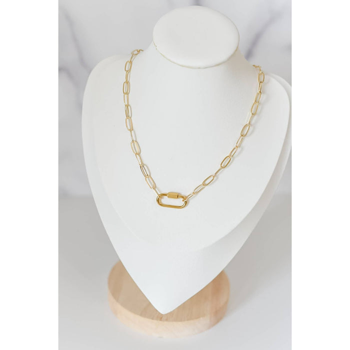 Leah Paperclip Necklace