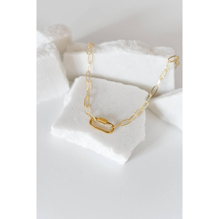 Leah Paperclip Necklace