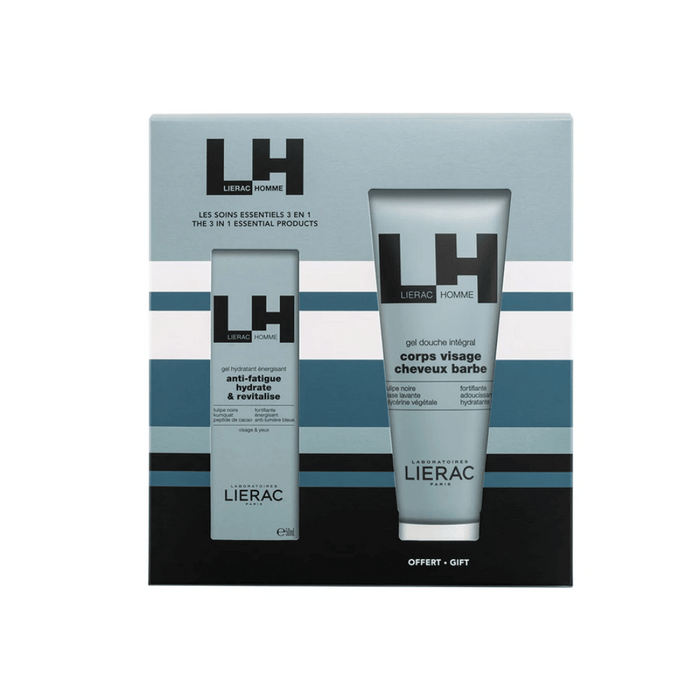 Lierac Homme 3 in 1 Essentials Energizing Gel 50ml + Integral Gel 200ml