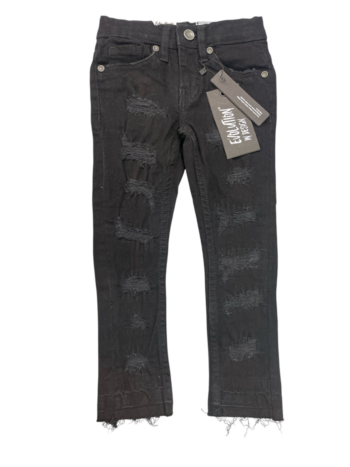 Little Kids EVOLUTION Mended Slim Denim Jeans