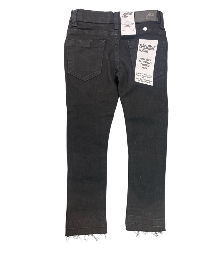 Little Kids EVOLUTION Mended Slim Denim Jeans