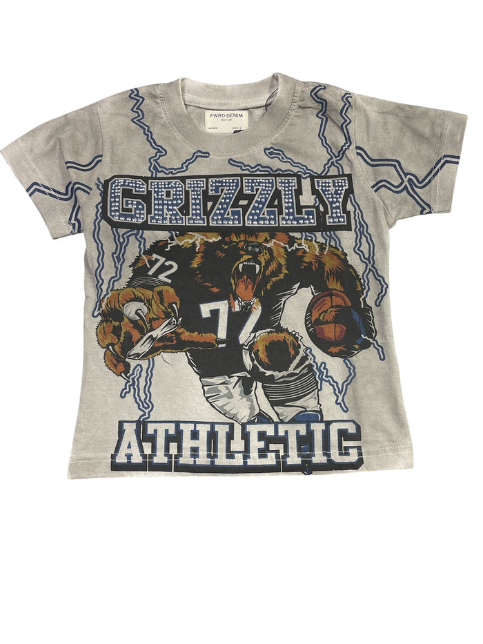 Little Kids FWRD Grizzly Jersey T-Shirt
