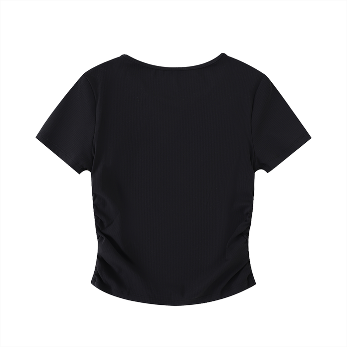 LNF Ruched Bodycon Crop Top