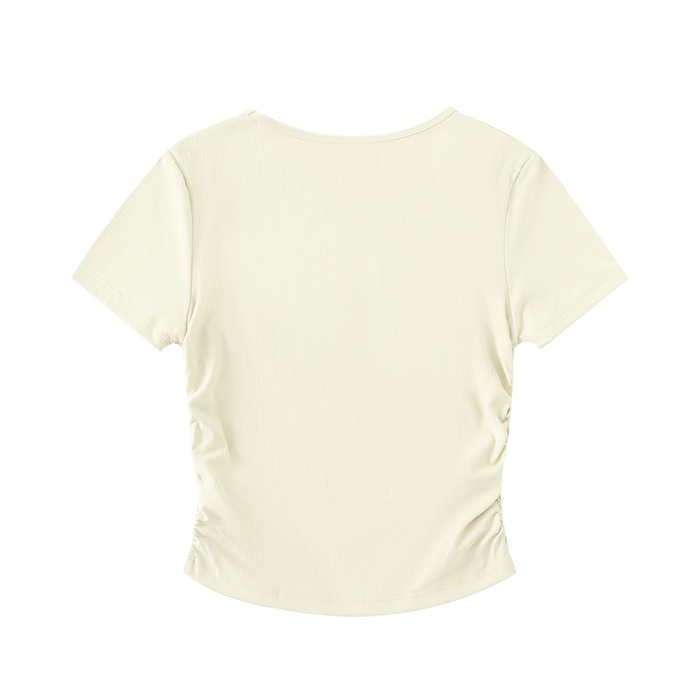 LNF Ruched Bodycon Crop Top
