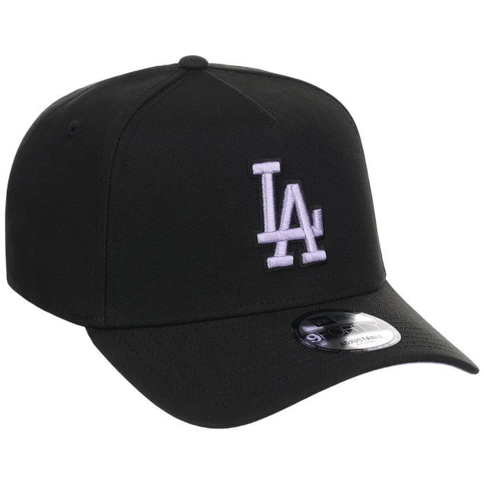 Los Angeles Dodgers MLB Black x Lavender FASHION CORE New Era 9FORTY A-Frame