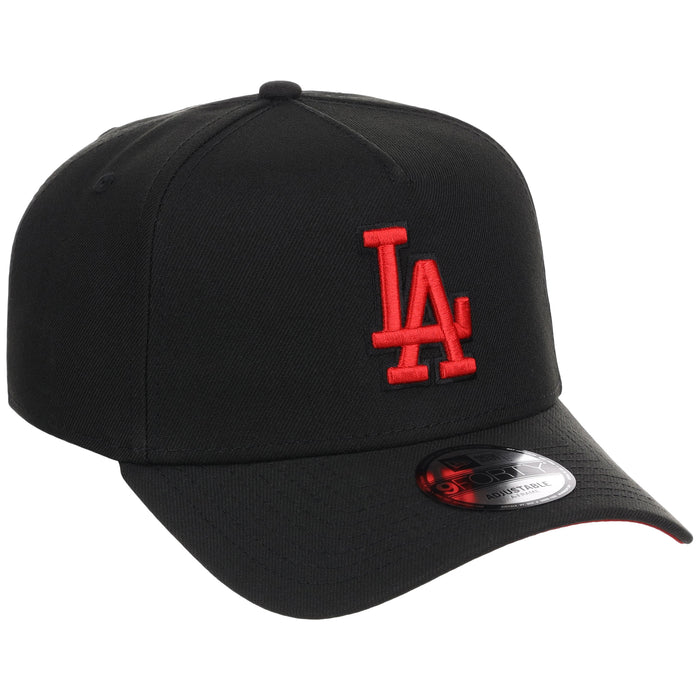 Los Angeles Dodgers MLB Black x Red FASHION CORE New Era 9FORTY A-Frame