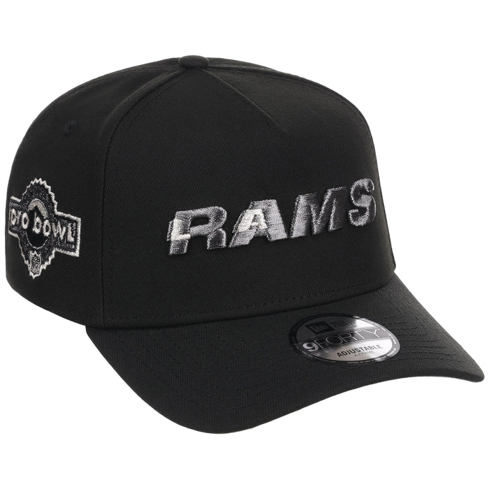 Los Angeles Rams NFL Liquid Titanium New Era 9FORTY